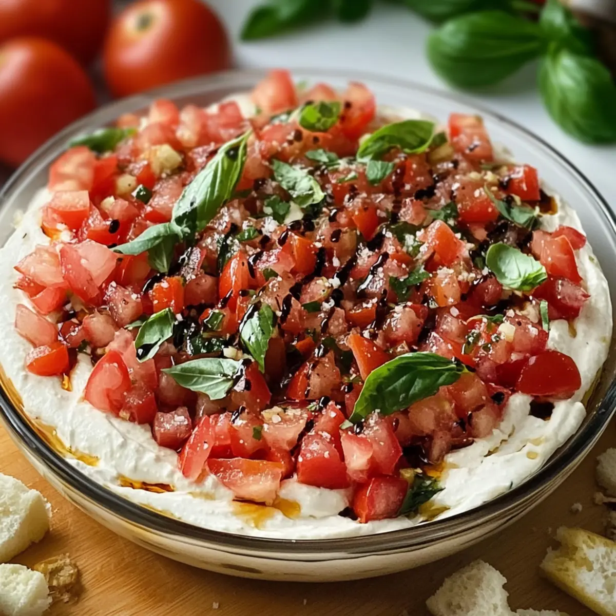 Delicious Bruschetta Dip: Fresh, Creamy, and No-Cook Joy