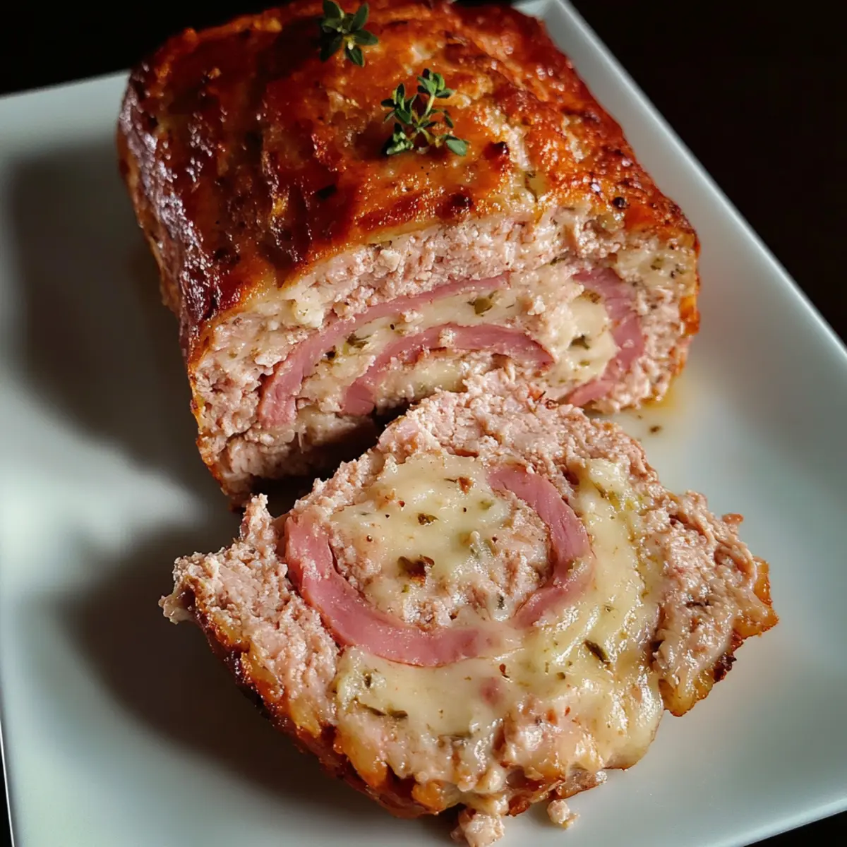 Irresistible Chicken Cordon Bleu Meatloaf for Keto Lovers