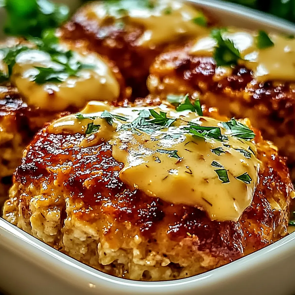 Irresistible Garlic Parmesan Chicken Meatloaves for Comfort Food