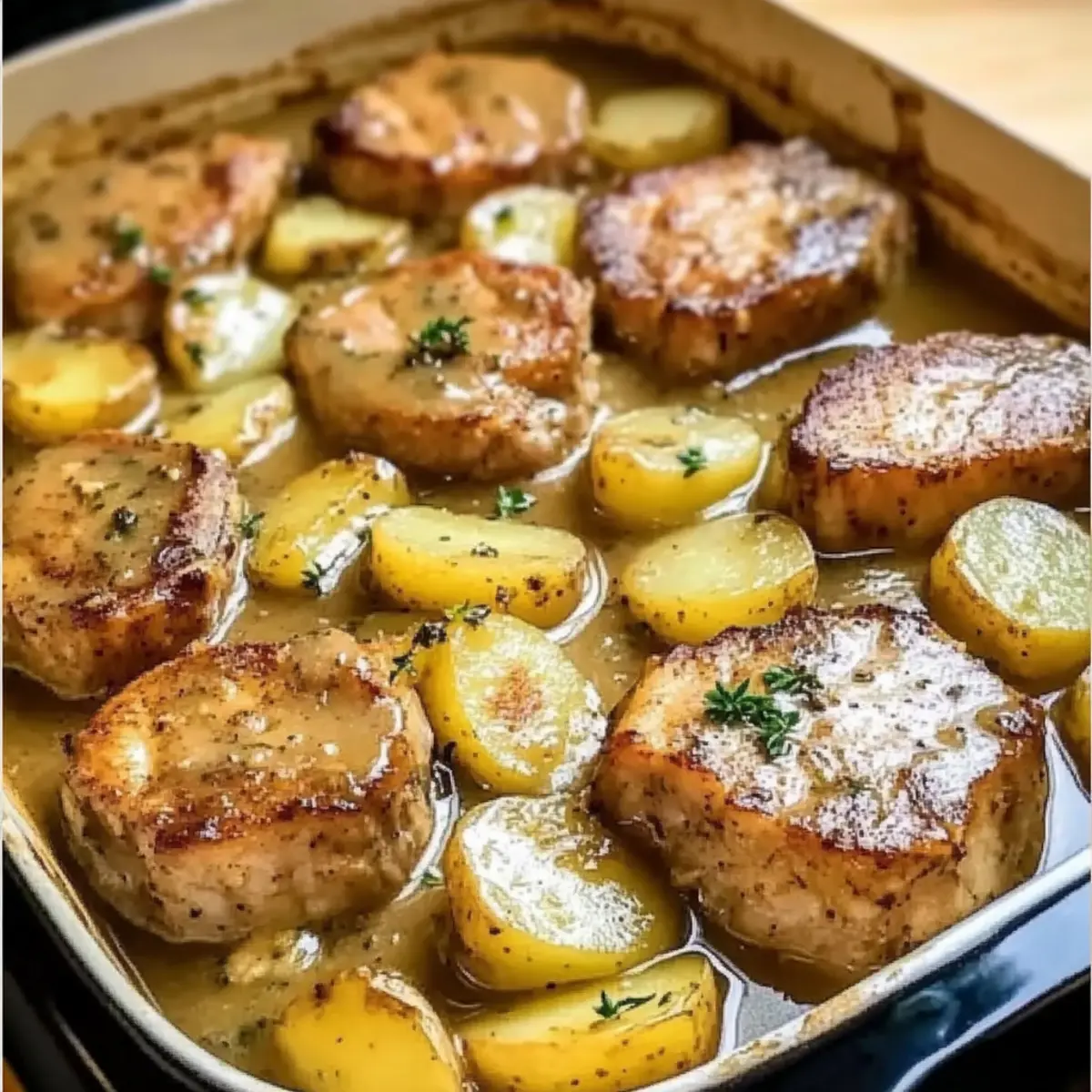 Pork Chops With Potatoes in Gravy: A Heartwarming Dinner