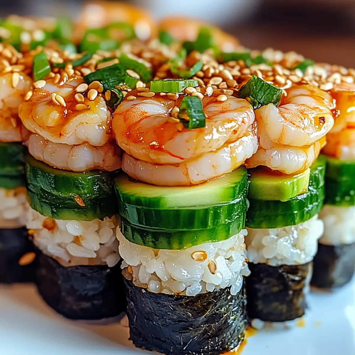 Spicy Shrimp Sushi Stacks for a Bold Flavor Adventure