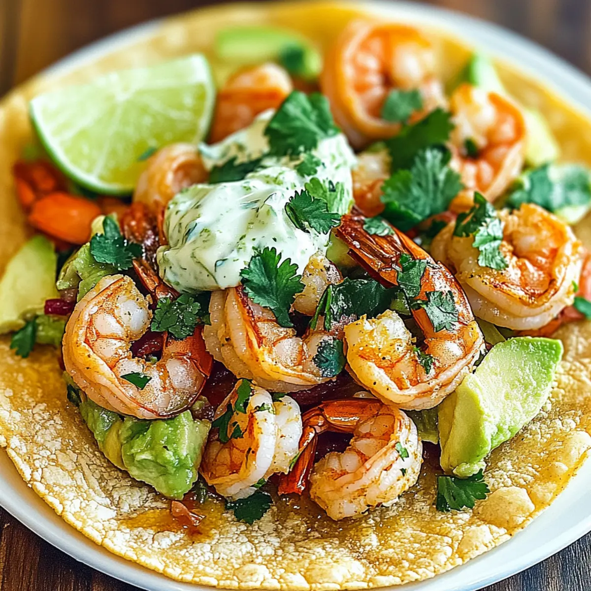 Savory Shrimp Taco Delight: Quick and Flavorful Weeknight Meal