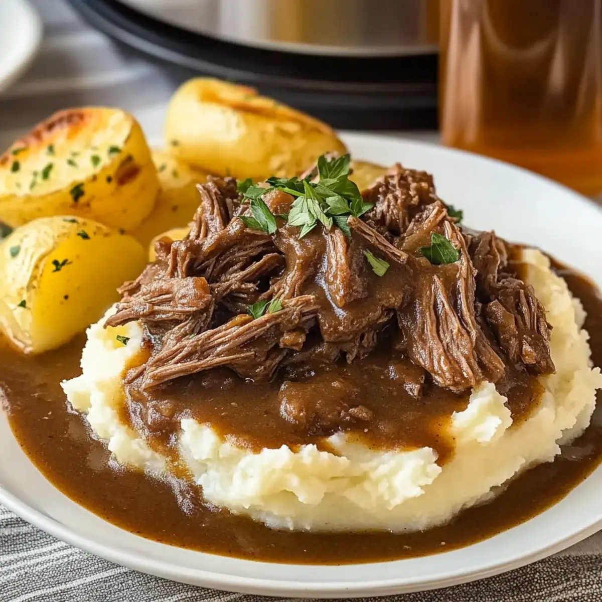 Slow Cooker Beef Manhattan: Your Cozy Comfort Food Delight