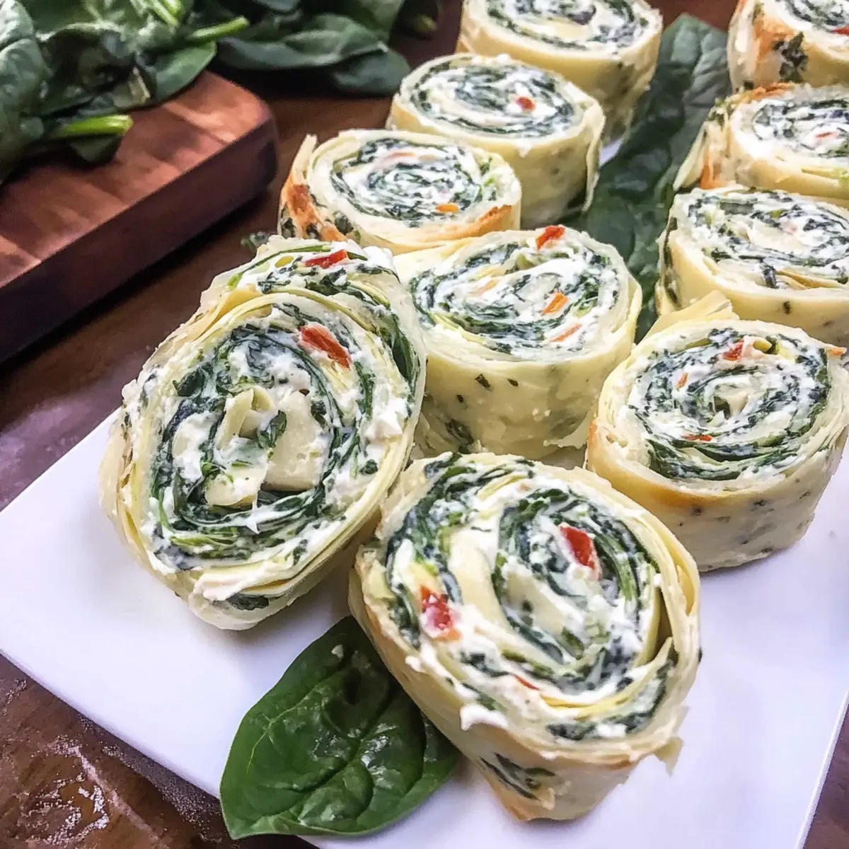 Spinach Artichoke Dip Pinwheels – Easy Crowd-Pleaser Snack