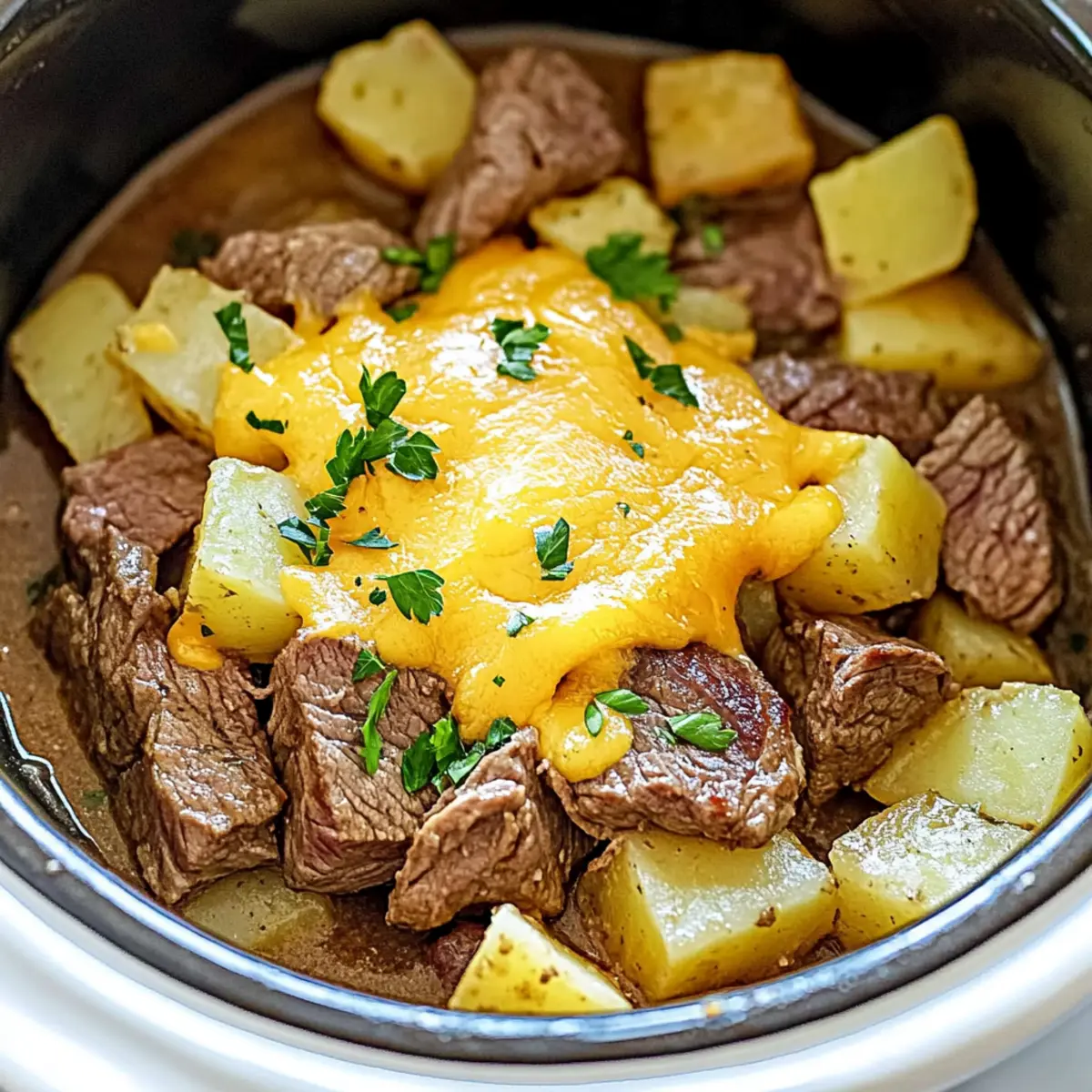 Steak and Cheddar Potato Casserole: Ultimate Comfort Delight