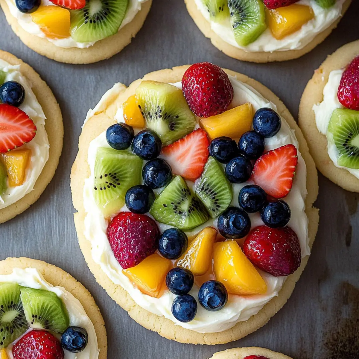 Chewy Sugar Cookie Fruit Pizzas for a Sweet Summer Treat