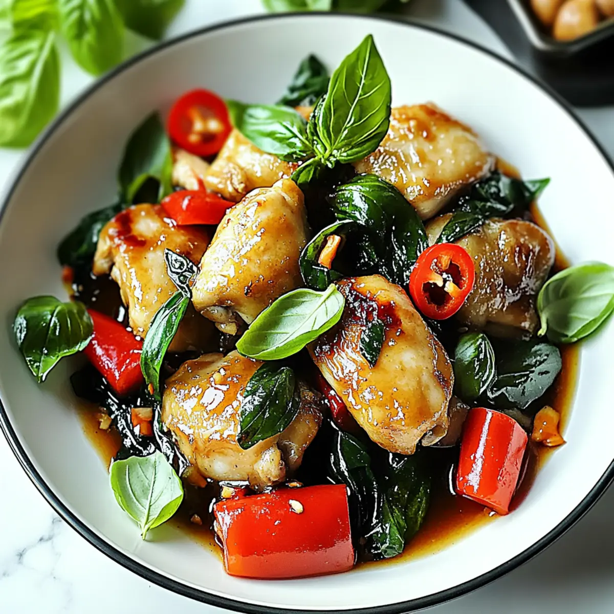 Quick and Savory Thai Basil Chicken in 30 Minutes