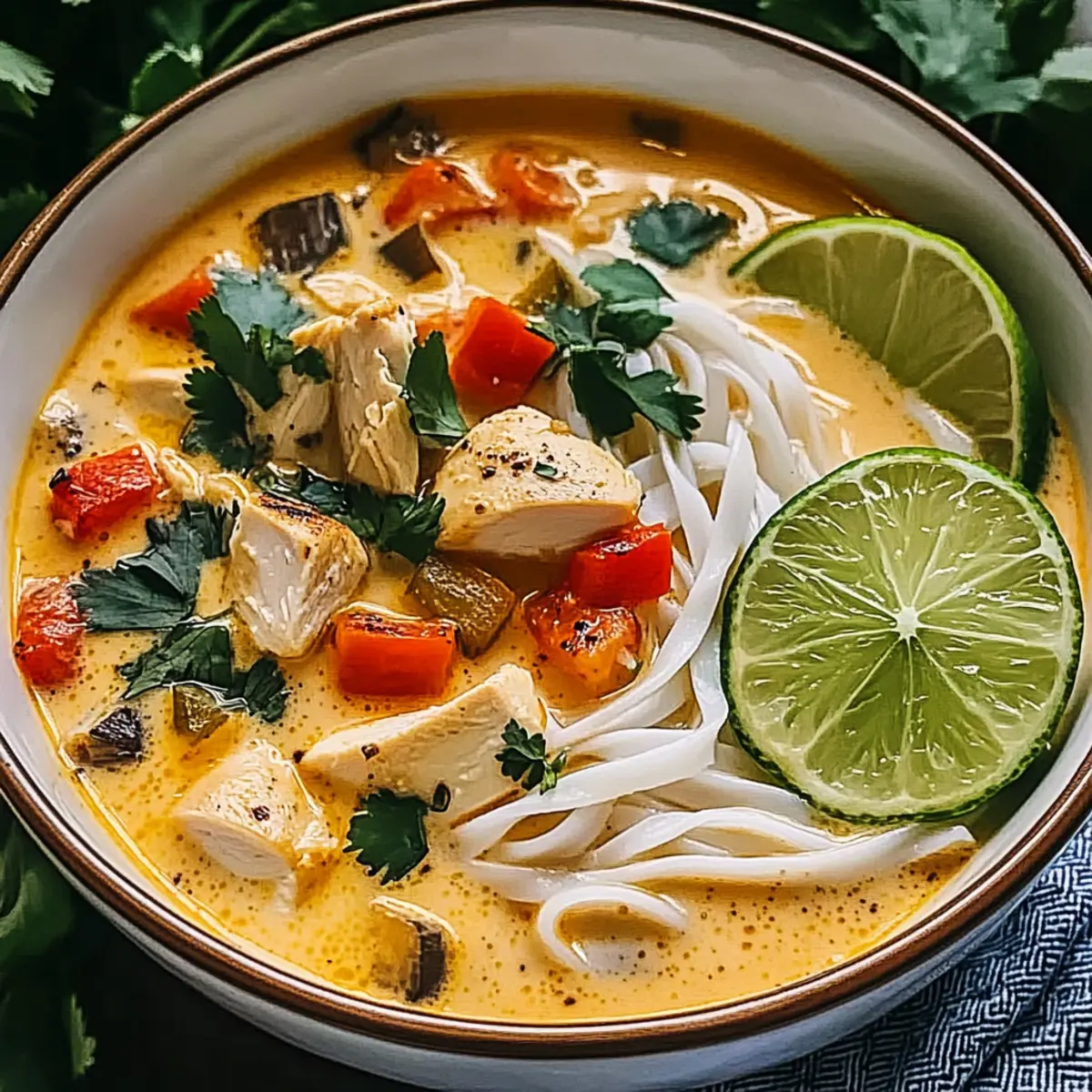 Thai Chicken Soup: A Quick and Comforting Delight