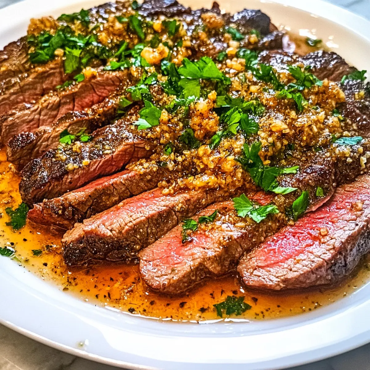 Garlic Butter Brazilian Steak: Quick 4-Ingredient Delight