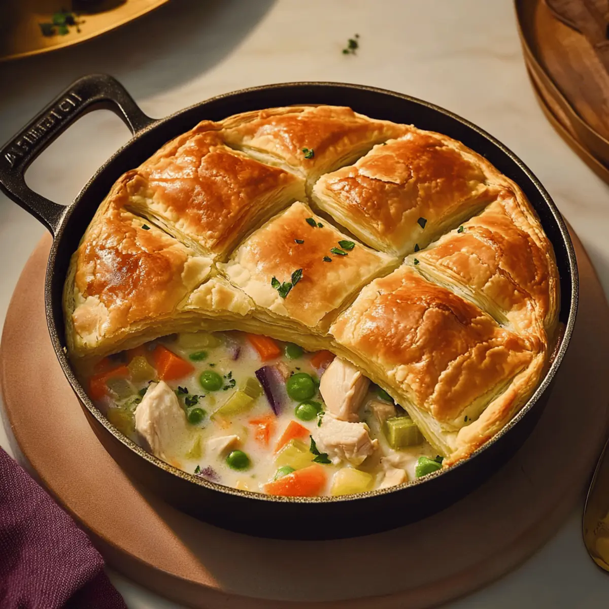 Skillet Chicken Pot Pie: Comfort Food Made Easy and Delicious