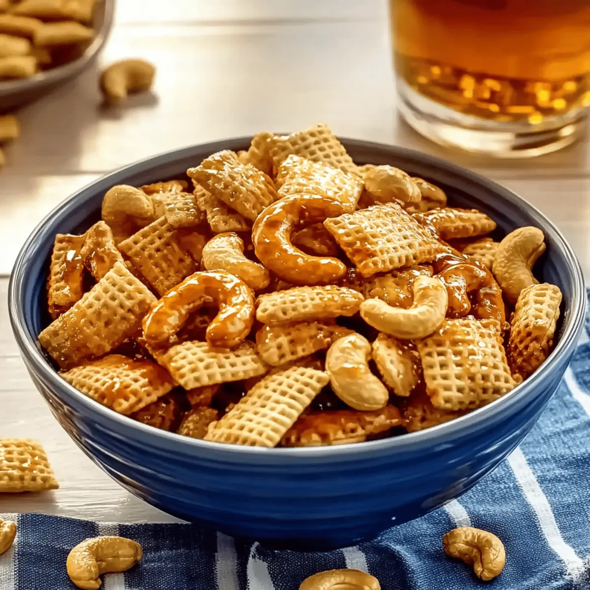 Sweet and Spicy Hot Honey Chex Mix for Your Next Gathering