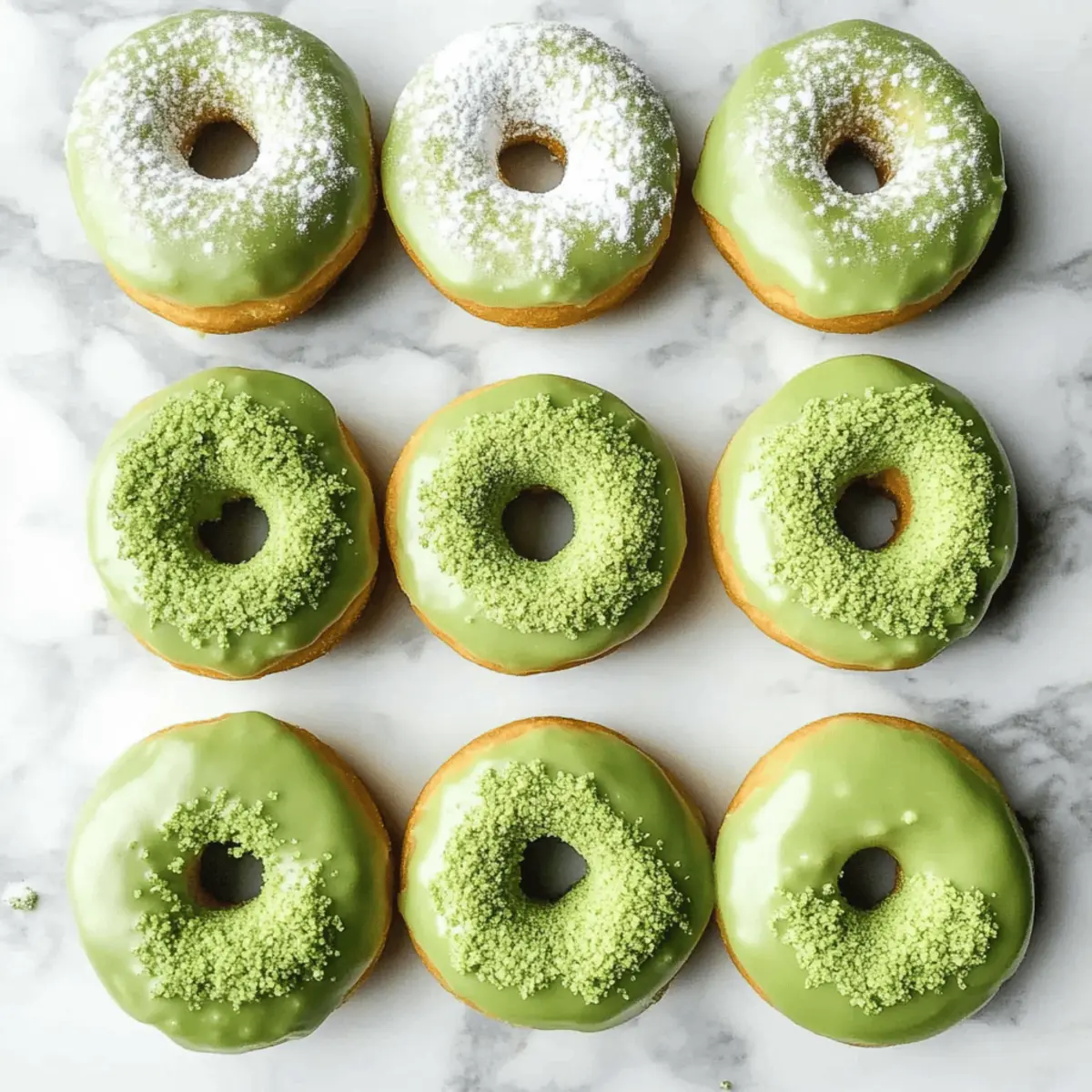 Delicious Matcha Baked Doughnuts for a Vibrant Treat
