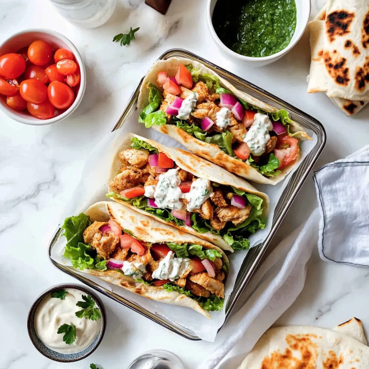Savory Shawarma Wraps Bursting with Flavor and Freshness