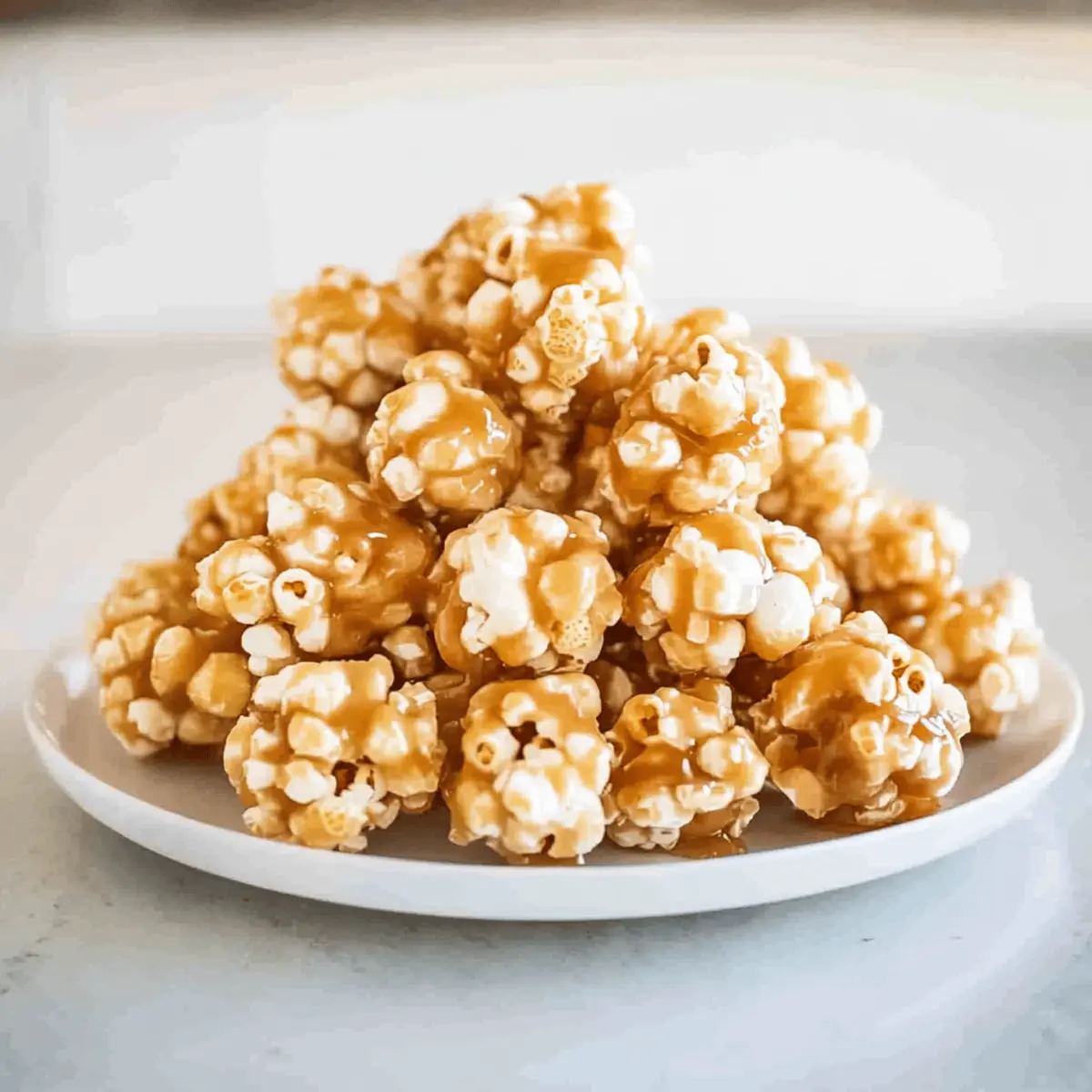 Chewy and Crunchy Caramel Popcorn Balls in Minutes