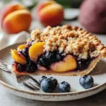 Peach-Blueberry Crumb Pie