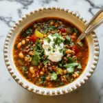 Salsa Verde Turkey Soup