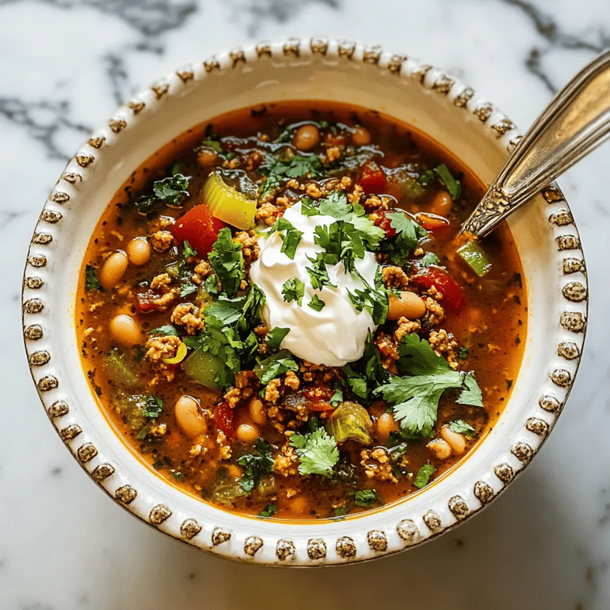 Salsa Verde Turkey Soup: Zesty Comfort on Busy Nights
