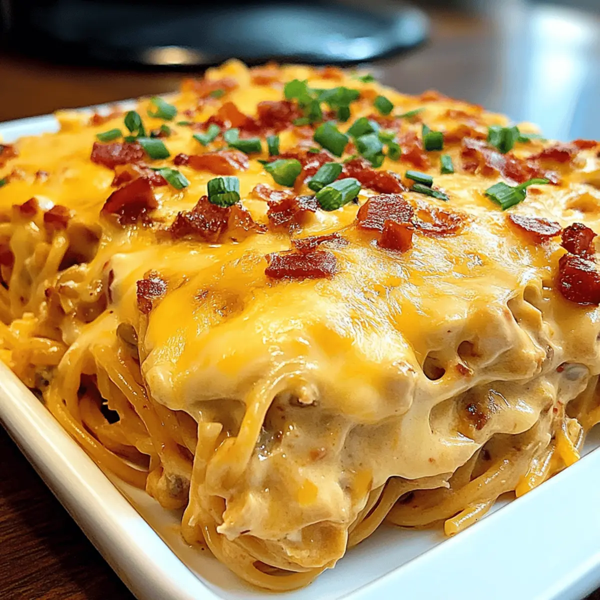 Spicy Southern Cheesy Chicken Spaghetti Casserole Bliss