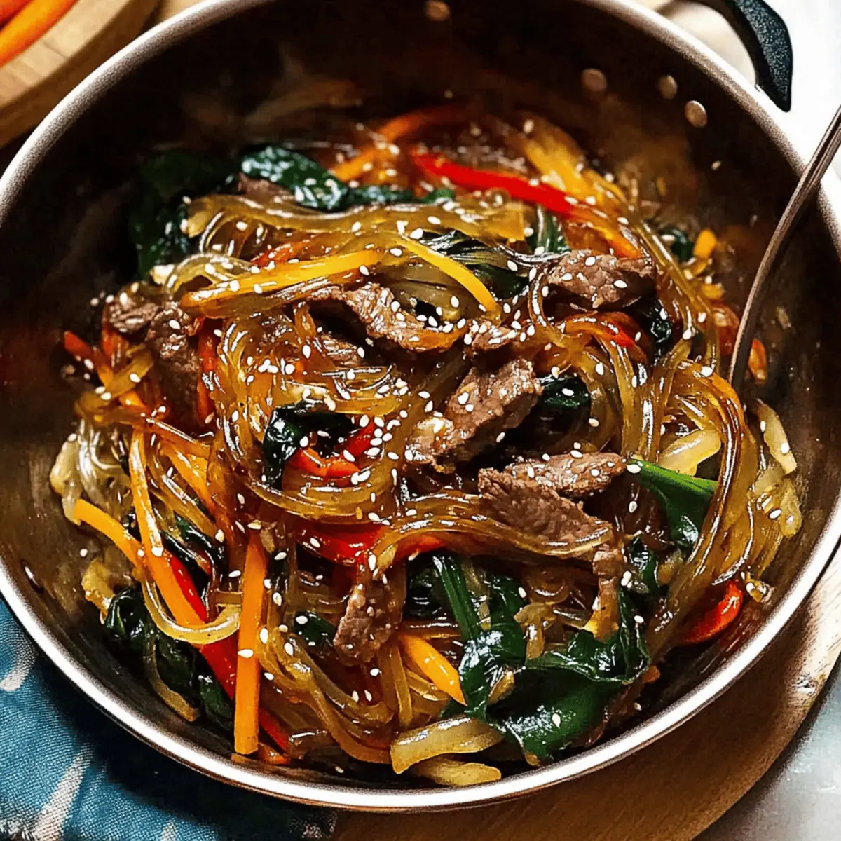 Delicious Japchae – Korean Noodles Bursting with Flavor