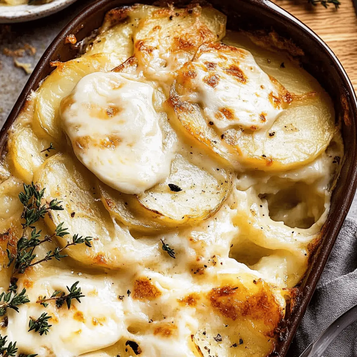 Brie Dauphinoise Potatoes: Indulgent Comfort Food Delight