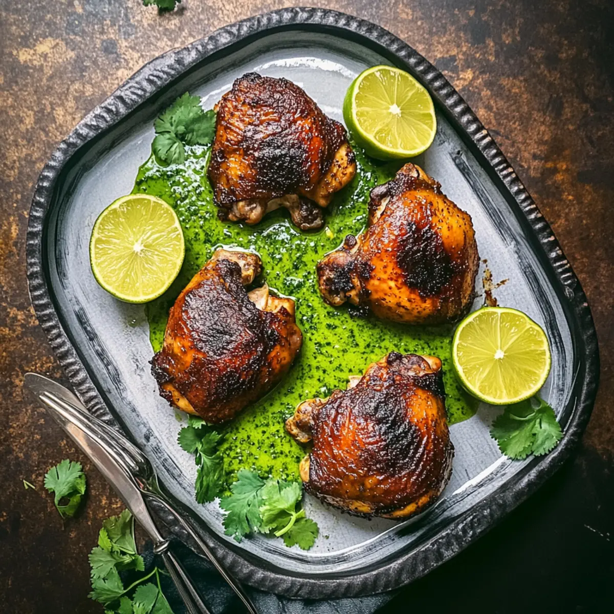 Pollo a la Brasa: Juicy Roasted Chicken with Zesty Sauce