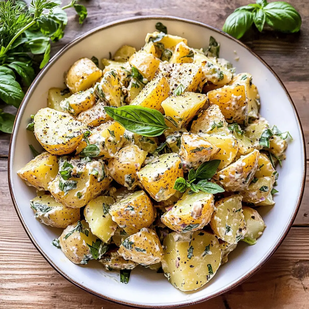 Creamy Vegan Potato Salad That Will Brighten Your Summer