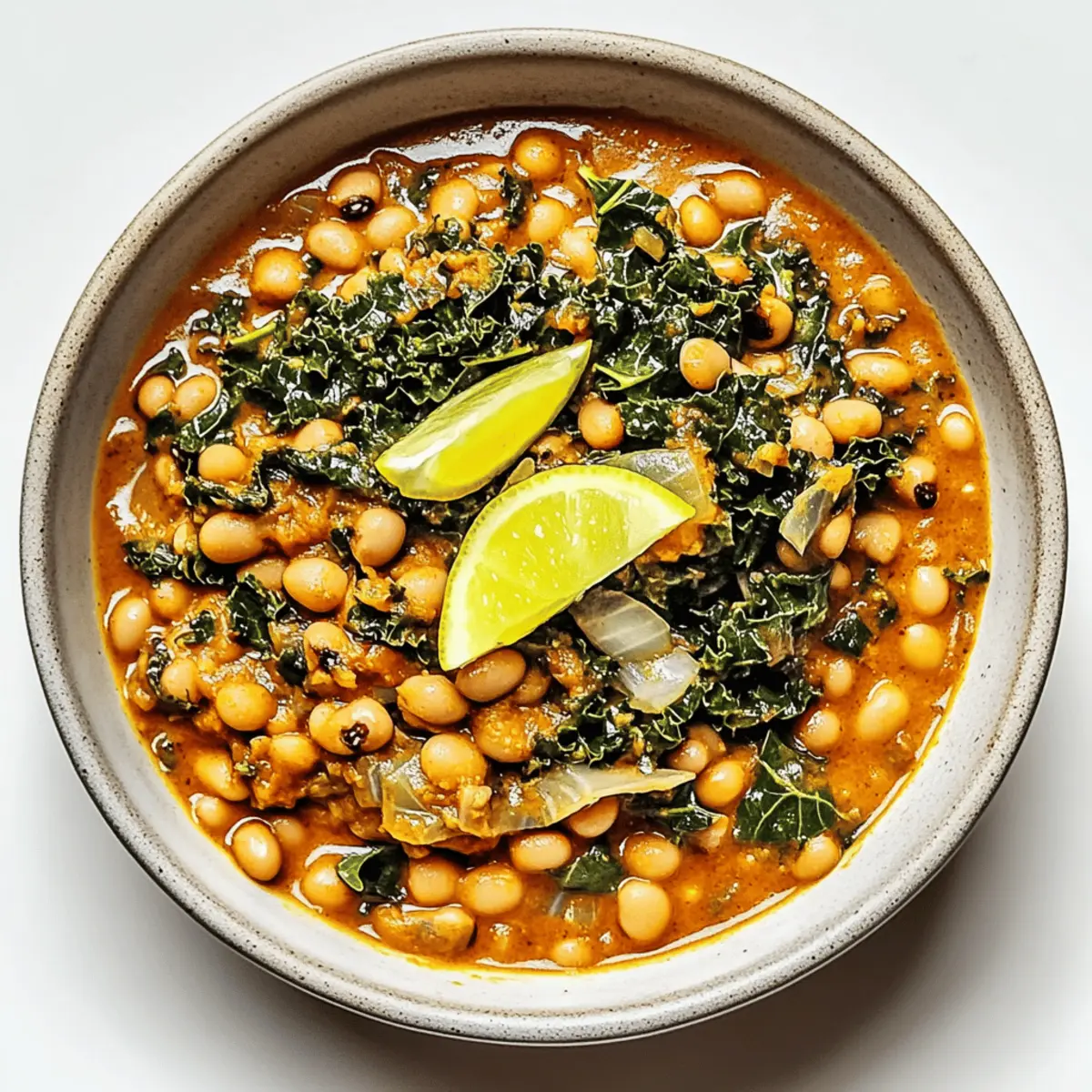 Warm and Cozy Black-Eyed Pea Masala With Kale Bliss