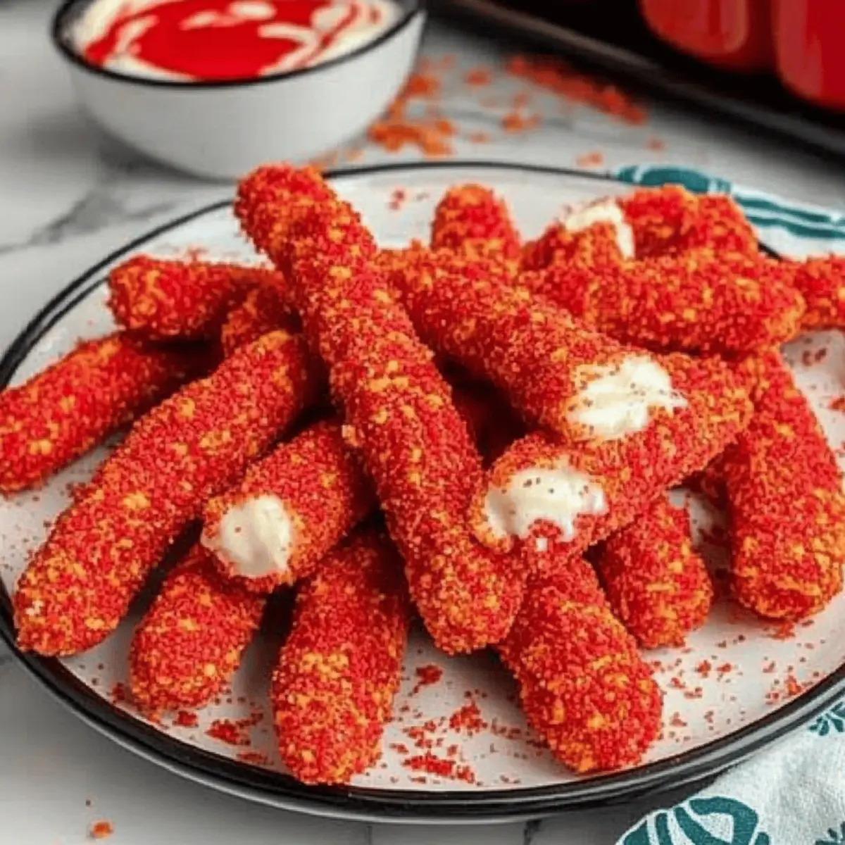 Irresistible Red Hot Cheese Sticks for Your Next Game Day