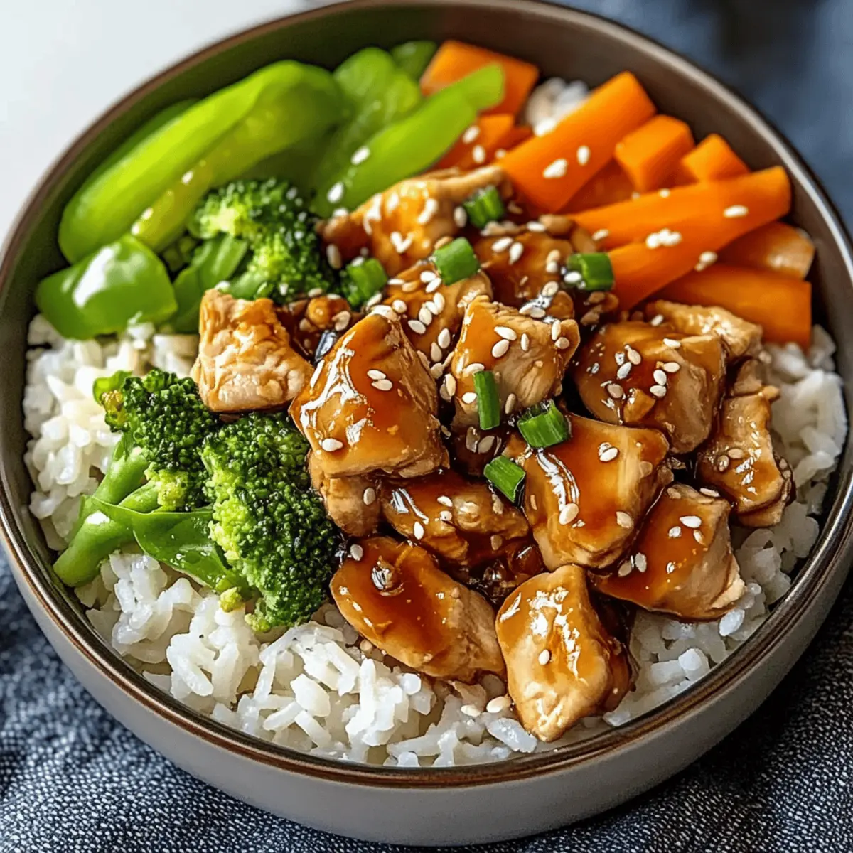 Delicious Teriyaki Chicken Rice Bowl for Quick Family Nights