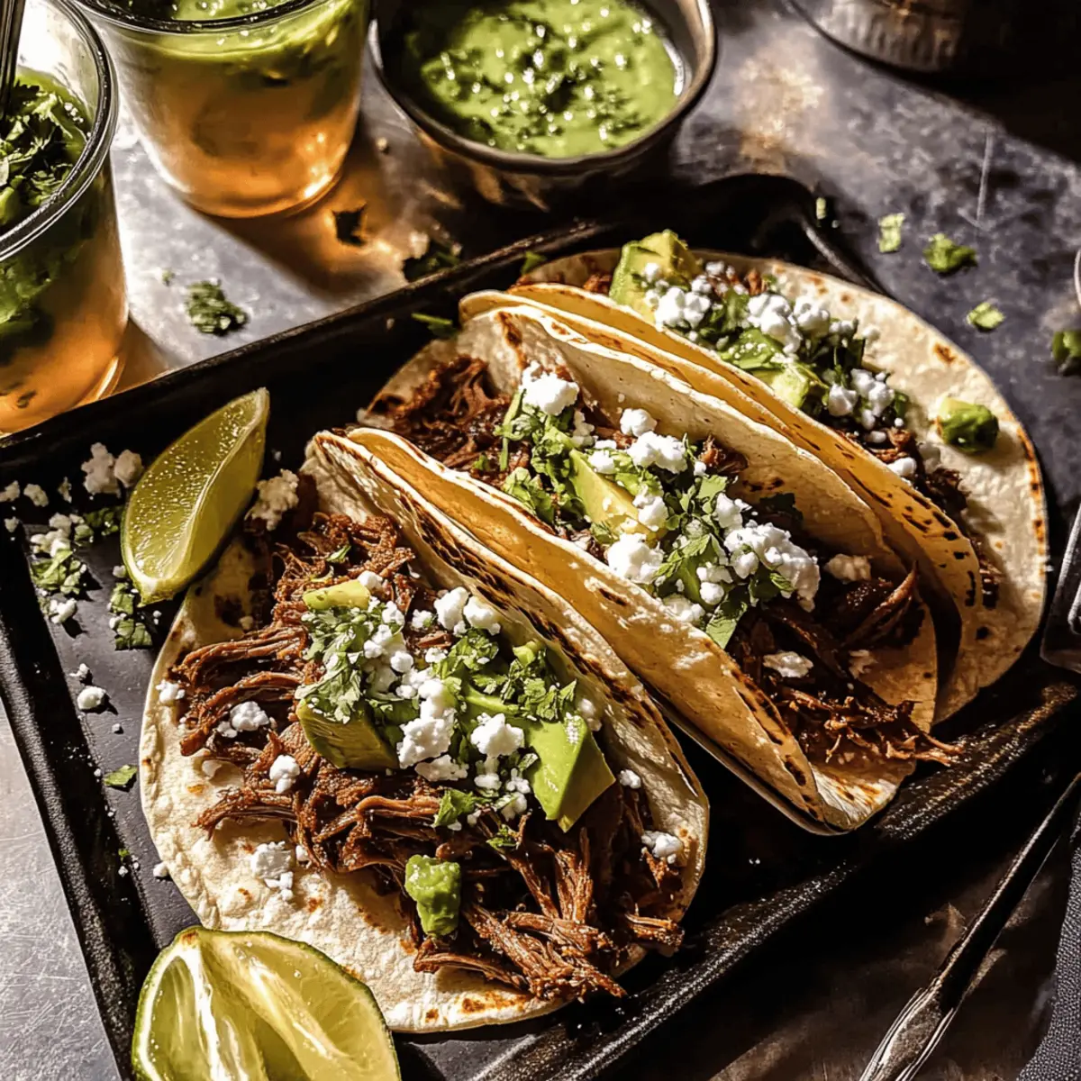 Slow-Cooked Crockpot Chuck Roast Tinga Tacos You'll Love