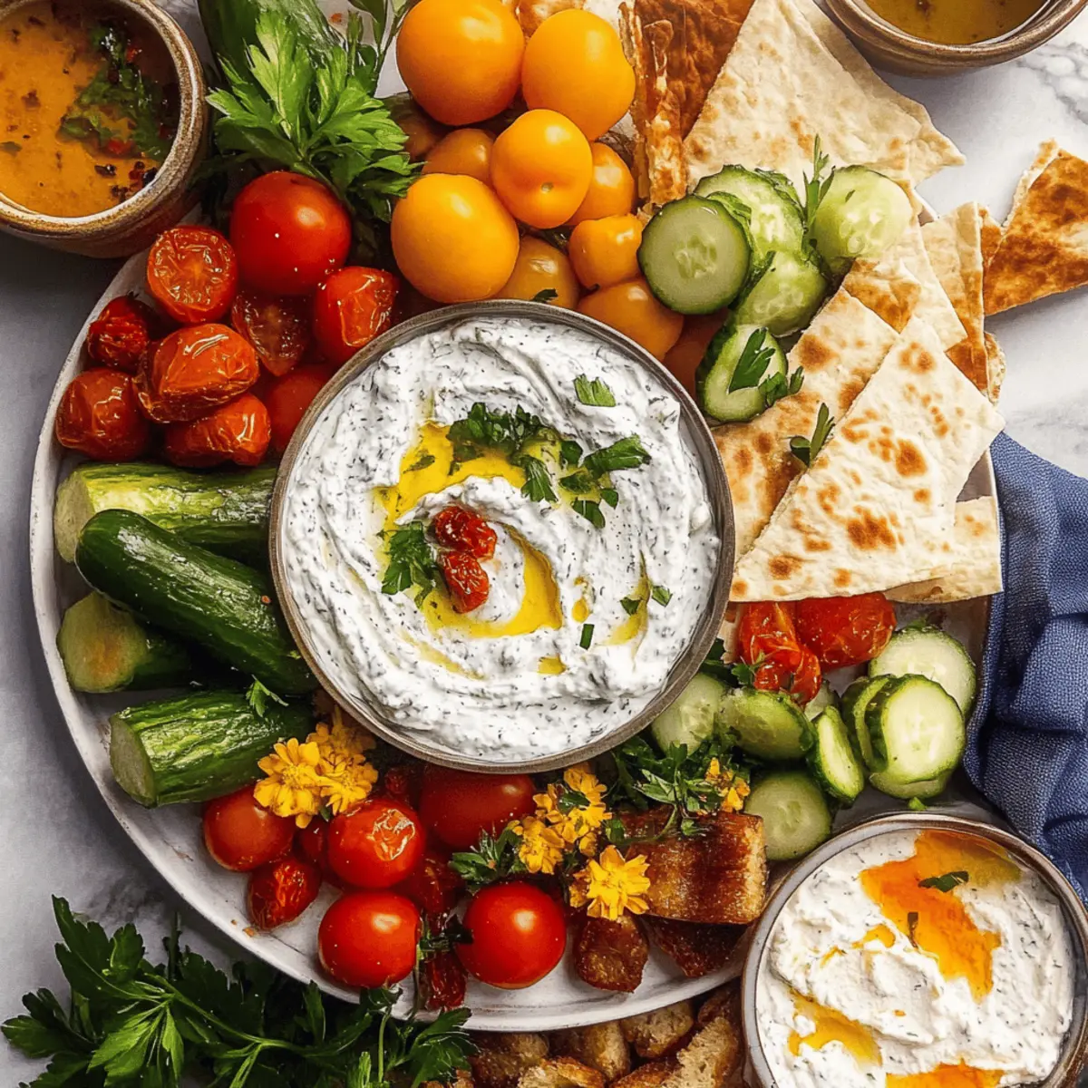 Mediterranean Mezze Platter for Effortless Entertaining