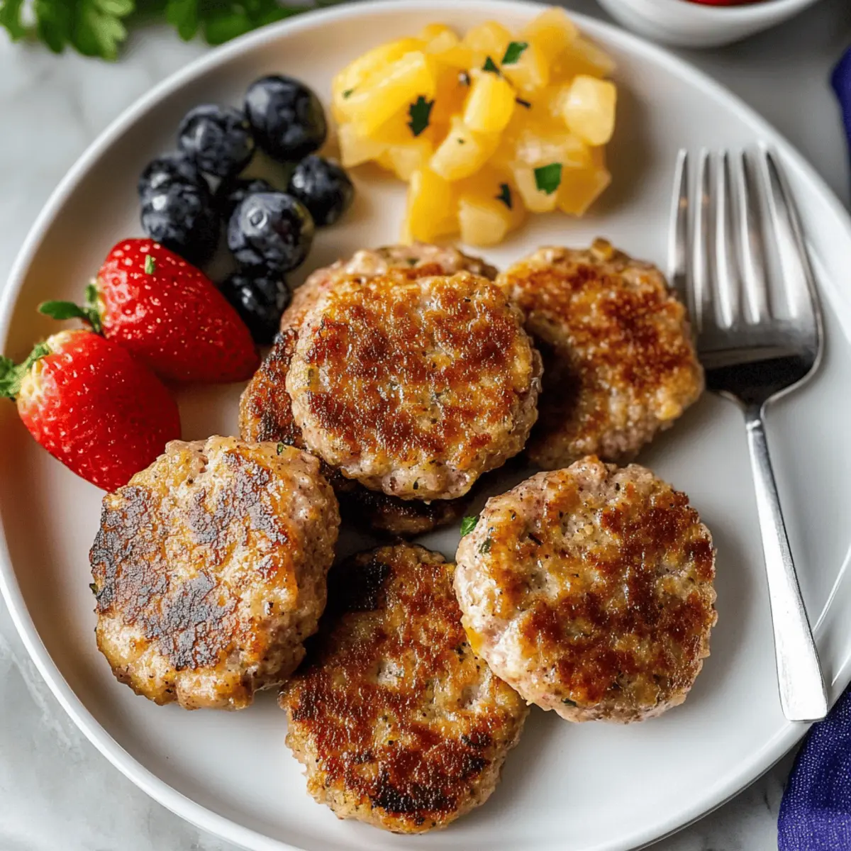Healthy Turkey Sausage Patties for a Flavorful Breakfast
