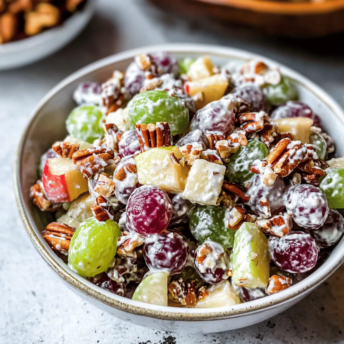 Deliciously Creamy Grape Salad for a Sweet Refreshing Twist