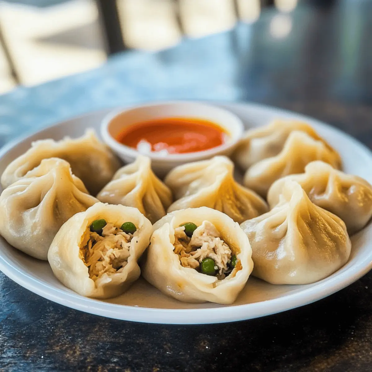 Delicious Steamed Chicken Dumplings for a Healthy Snack