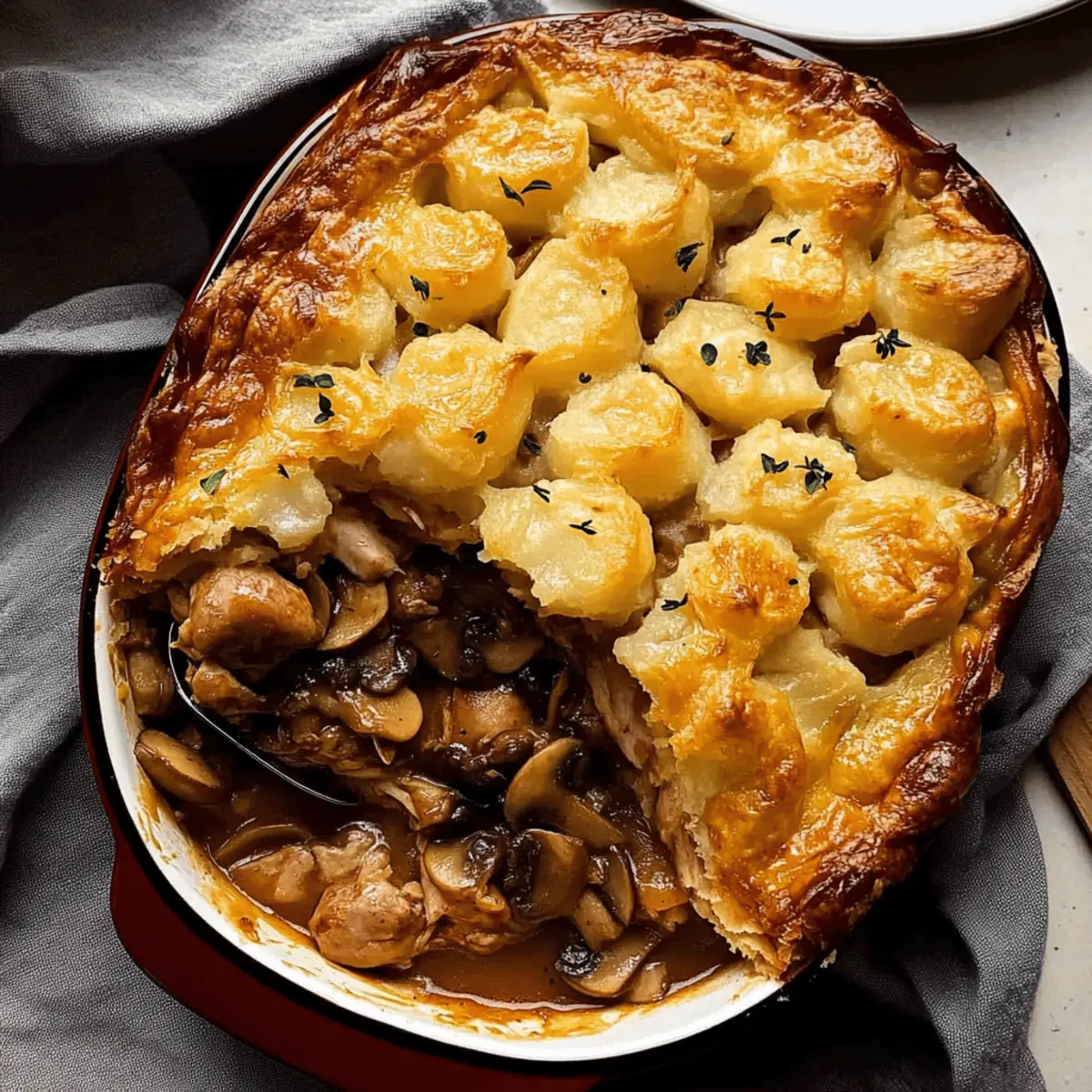 Chicken Mushroom Pie with Duchess Potato That You'll Love