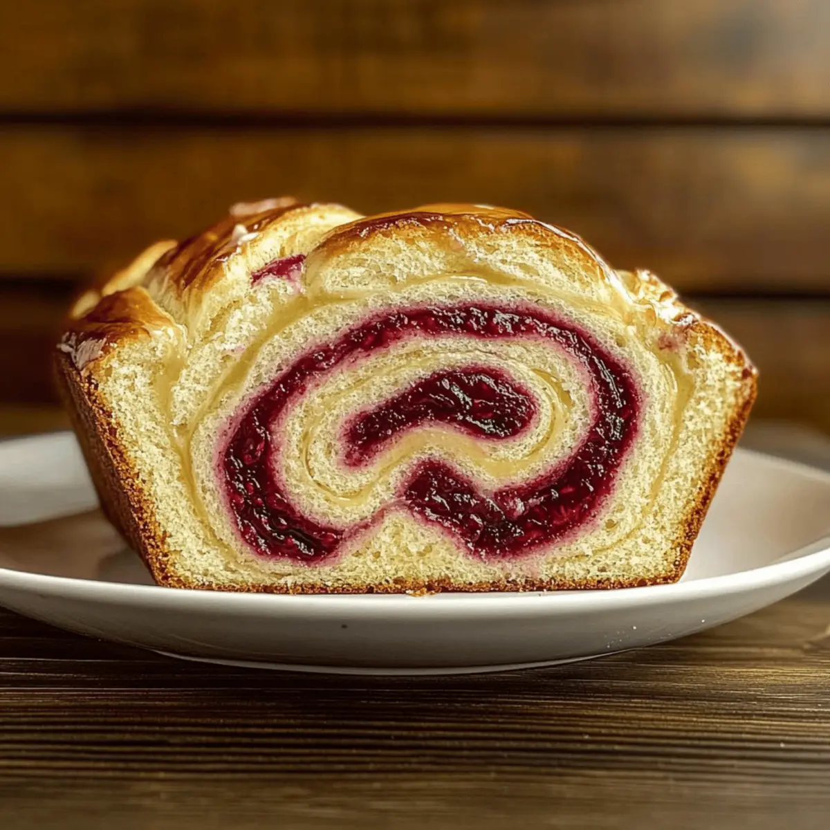 Raspberry Swirl Brioche Loaf: A Sweet Holiday Delight