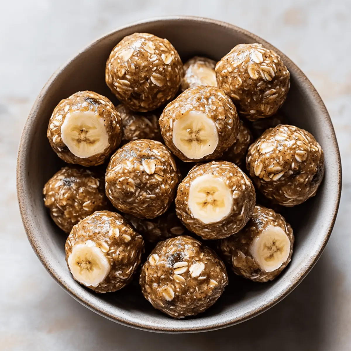 No-Bake Banana Cinnamon Energy Bites