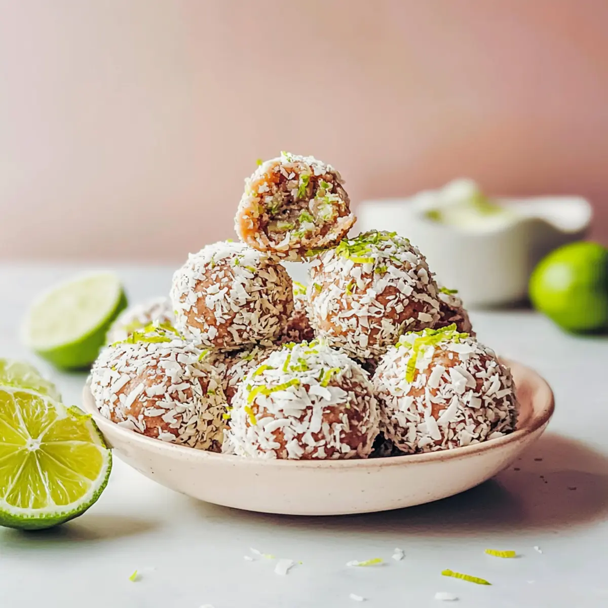 Coconut Lime Energy Bites for a Refreshing Snack Boost