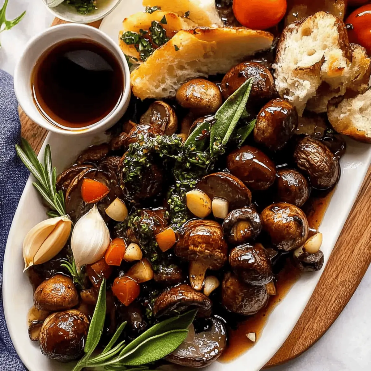 Balsamic Marinated Mushrooms: Savory Flavor in Every Bite