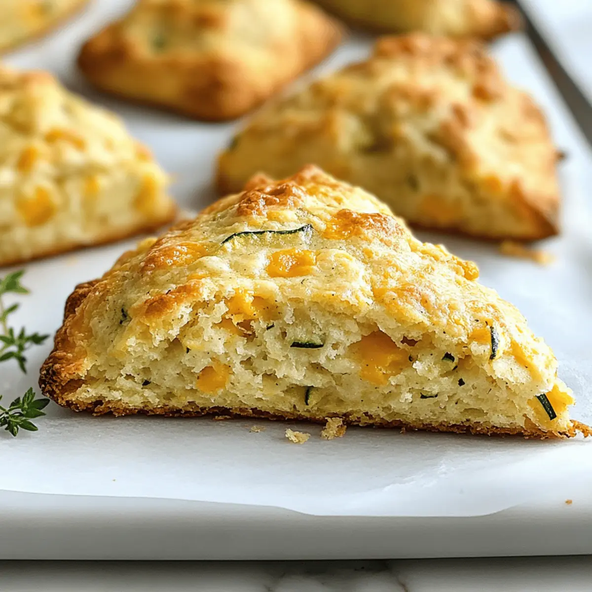 Delicious Zucchini Cheddar Scones for a Cozy Breakfast Treat