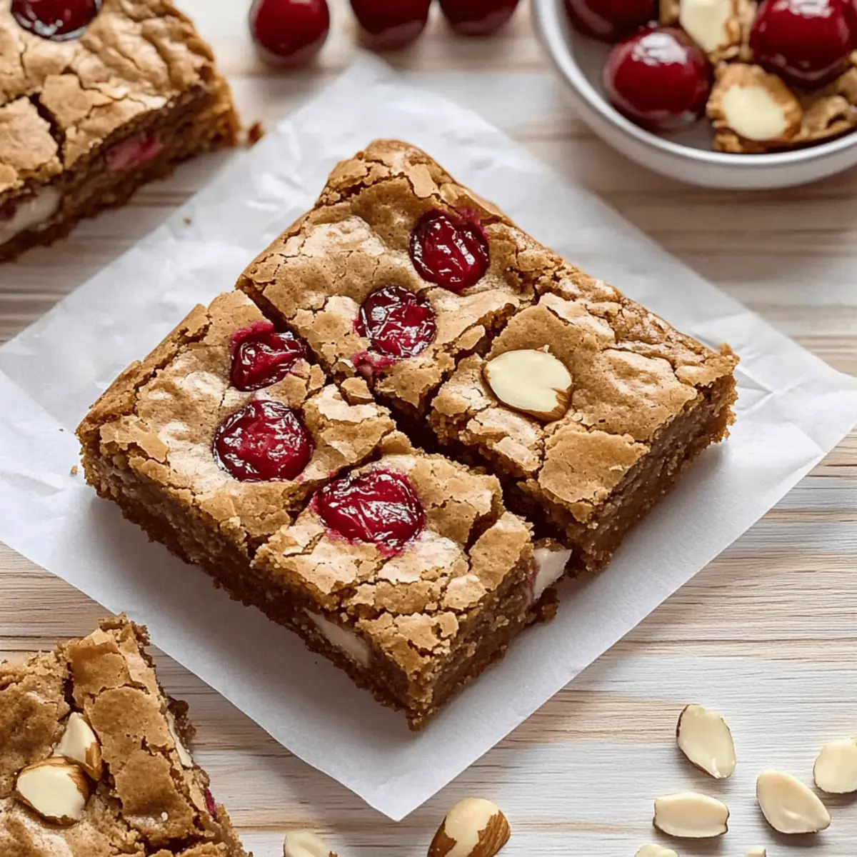 Chewy Cherry Blondies: A Sweet Treat for Any Occasion