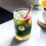 Strawberry Matcha Soda