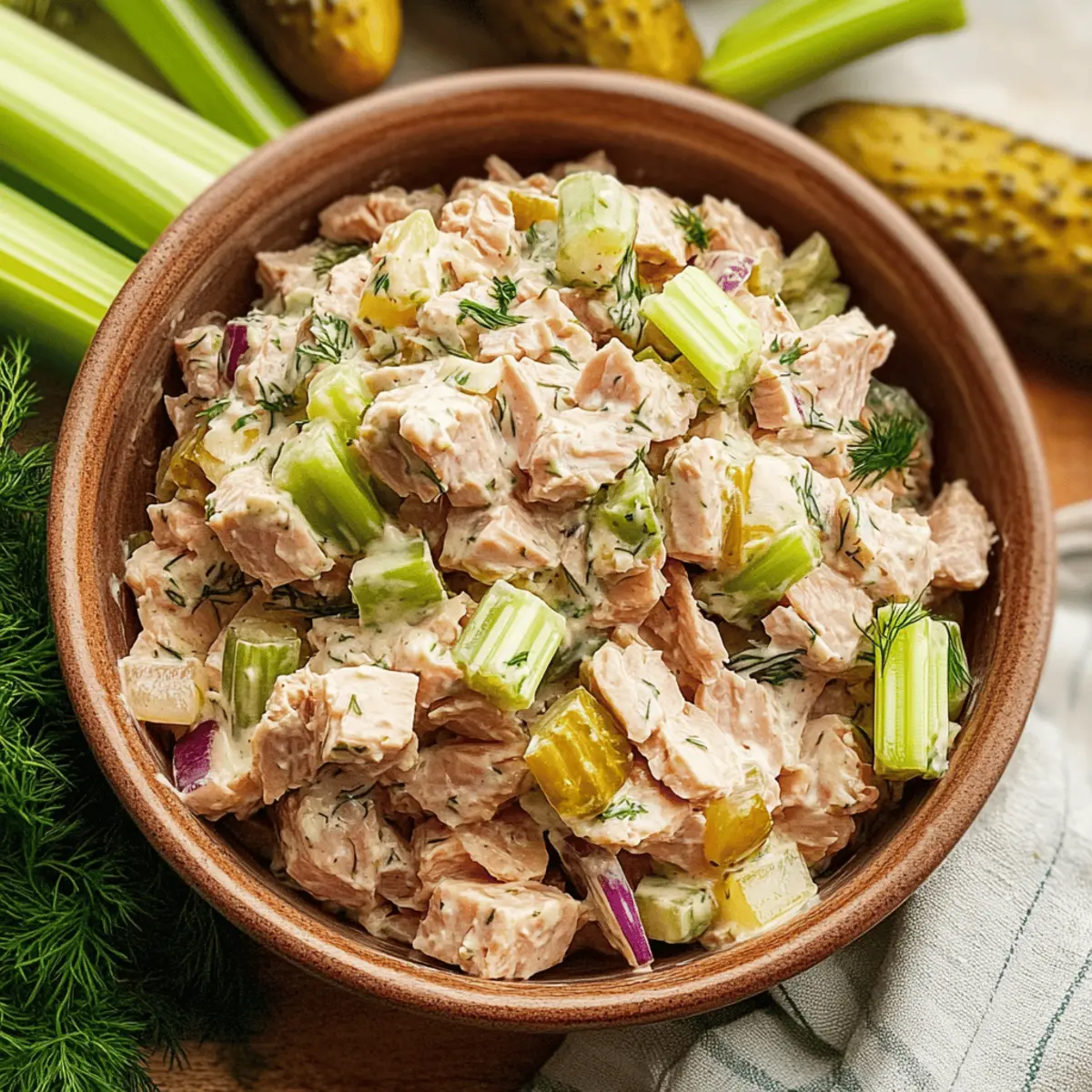 Fresh Tuna Salad with Greek Yogurt for a Light, Zesty Meal