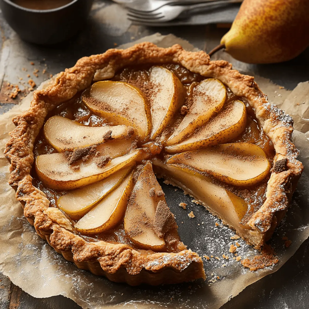 Chai-Spiced Pear Tart: Cozy Up with This Irresistible Dessert