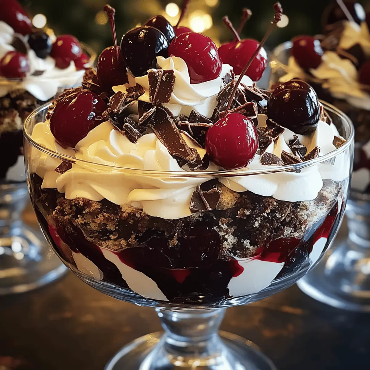 Irresistible Black Forest Trifle for Christmas Gatherings