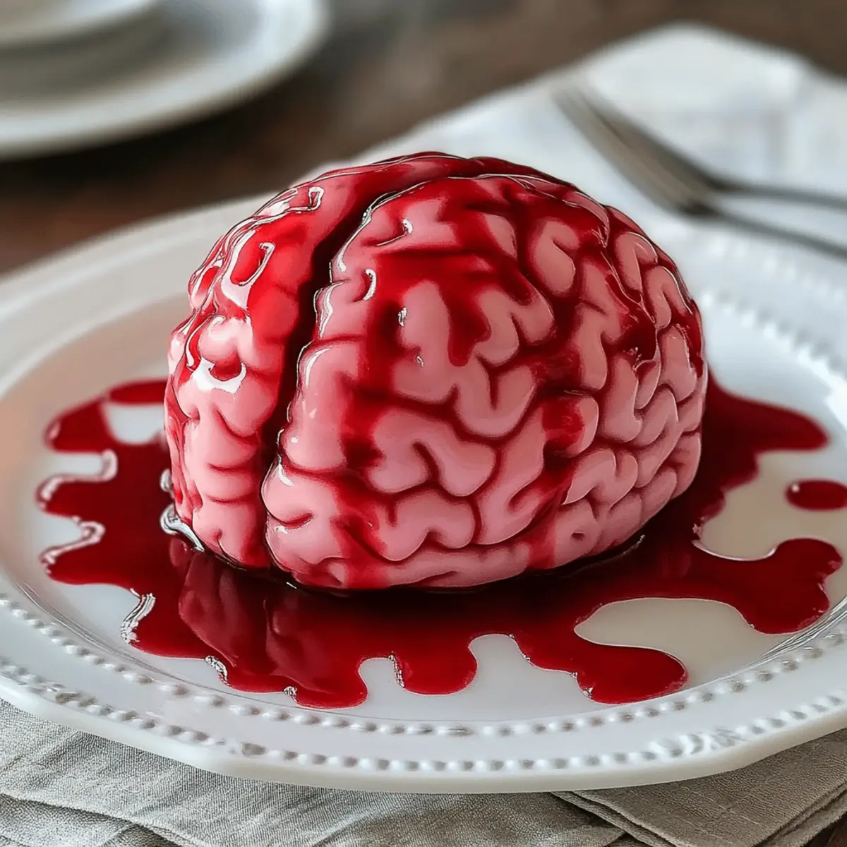 Creepy Brain Jello Mold: Fun Halloween Dessert You Can Make!