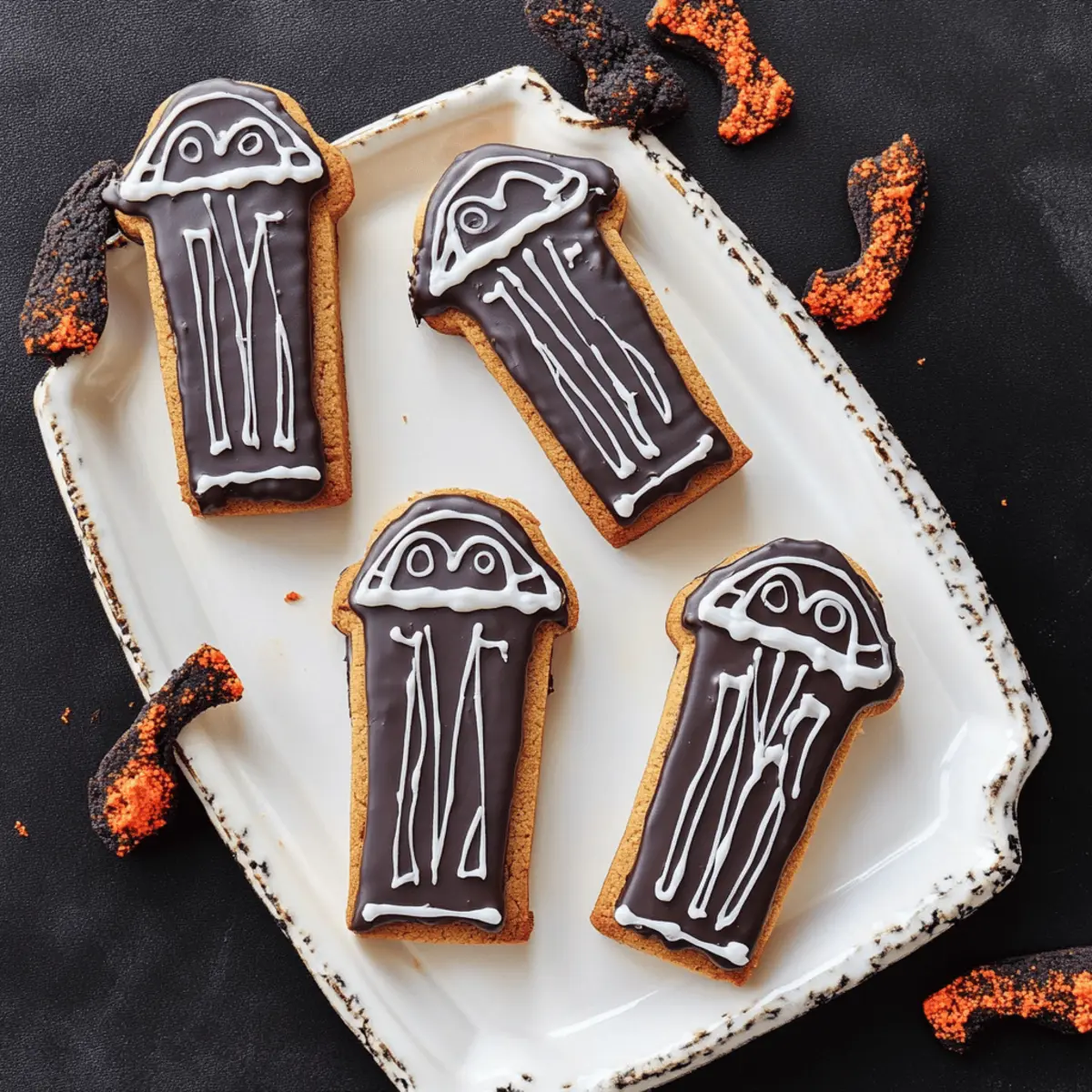 Coffin Sandwich Cookies: A Spooky Sweet for Halloween Fun