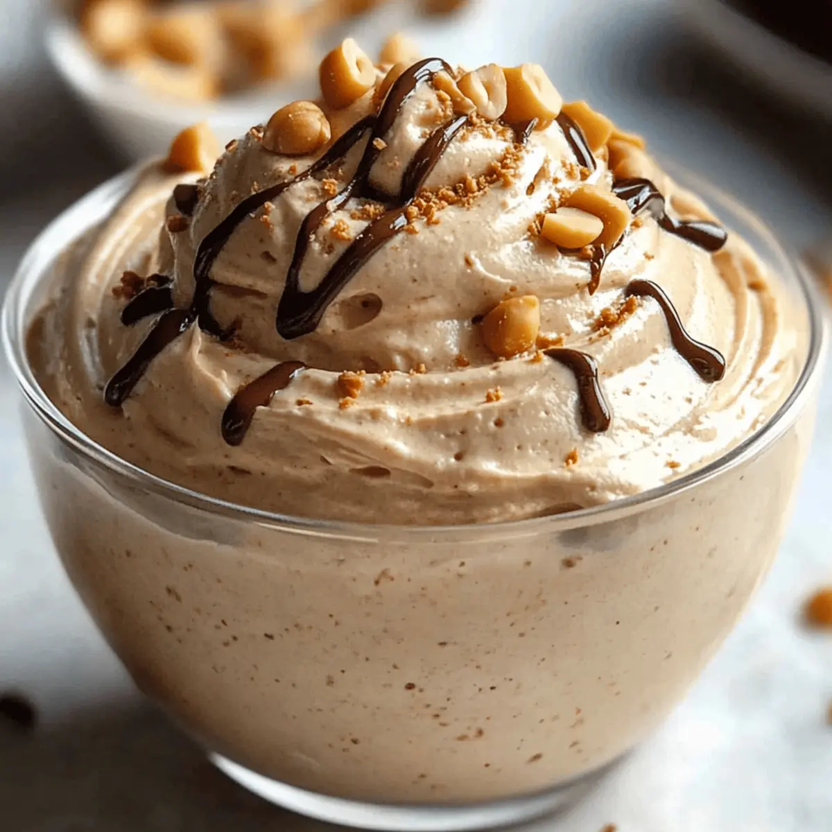 Creamy Cottage Cheese Peanut Butter Mousse in Just 5 Minutes