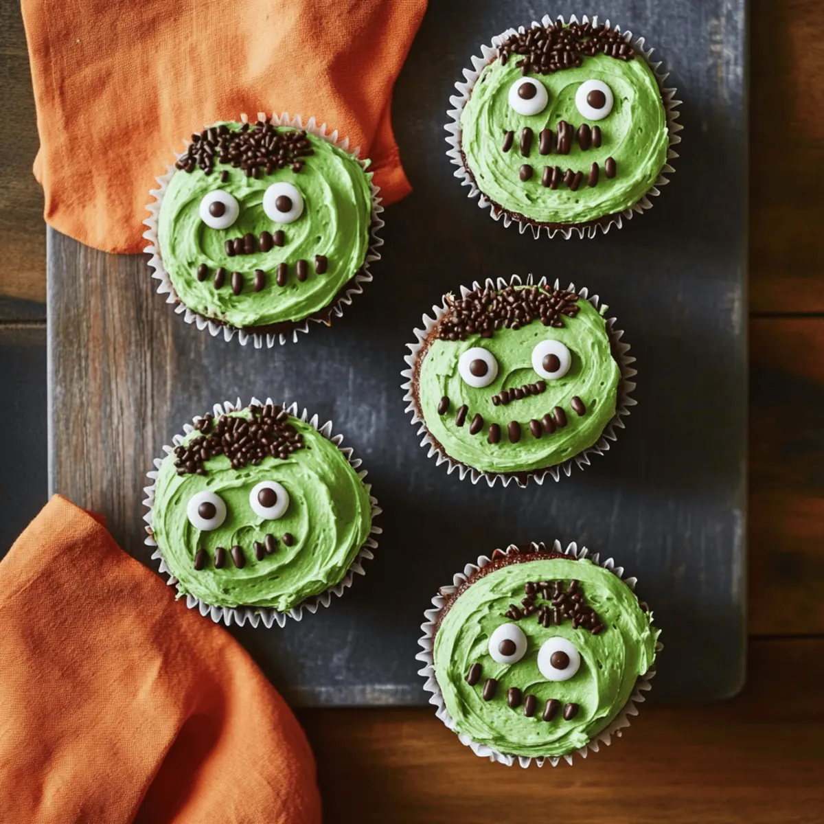 Frankenstein Cupcakes: A Spooky Halloween Delight to Bake!