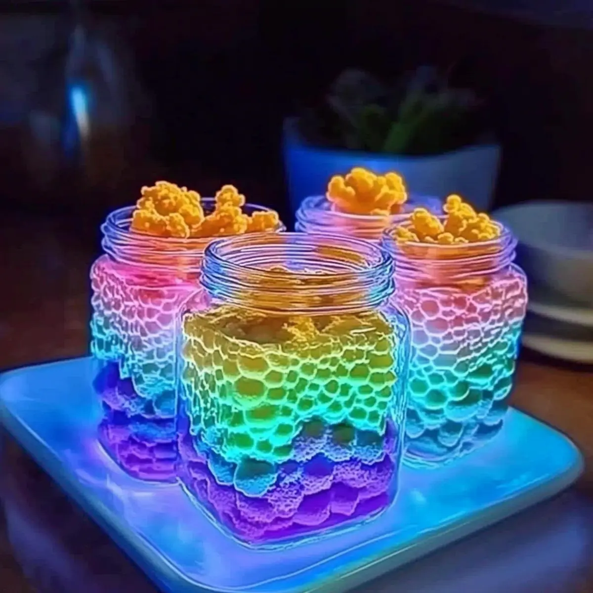 Glow-in-the-Dark Rice Krispies Treats for Fun Nights In